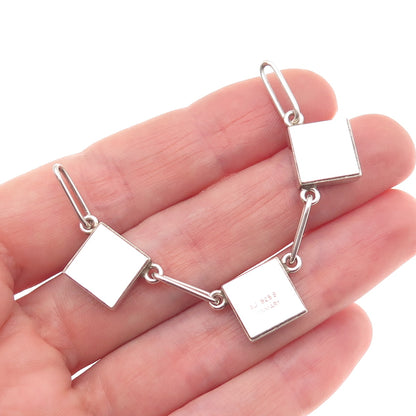 Arne Johansen 925S Sterling Vintage Denmark Centerpiece Necklace Part 3.5"