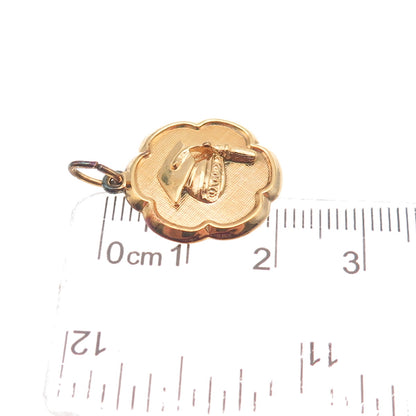 Rembrandt Sterling Silver Gold Plated Vintage Graduation Hat Mini Charm Pendant