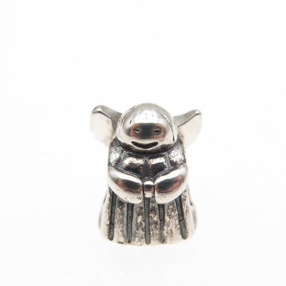 Pandora 925 Sterling Silver Angel of Hope Slide Bead Charm