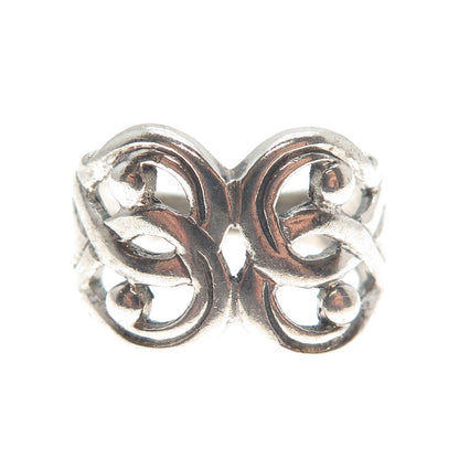 CHARLES WINSTON 925 Sterling Silver Vintage Celtic Ring Size 8