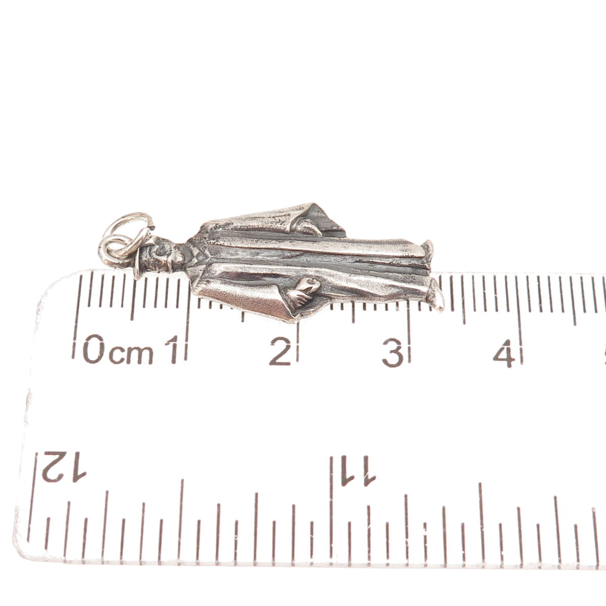 Charles M. Robbins 925 Sterling Silver Vintage Graduate Student Charm Pendant