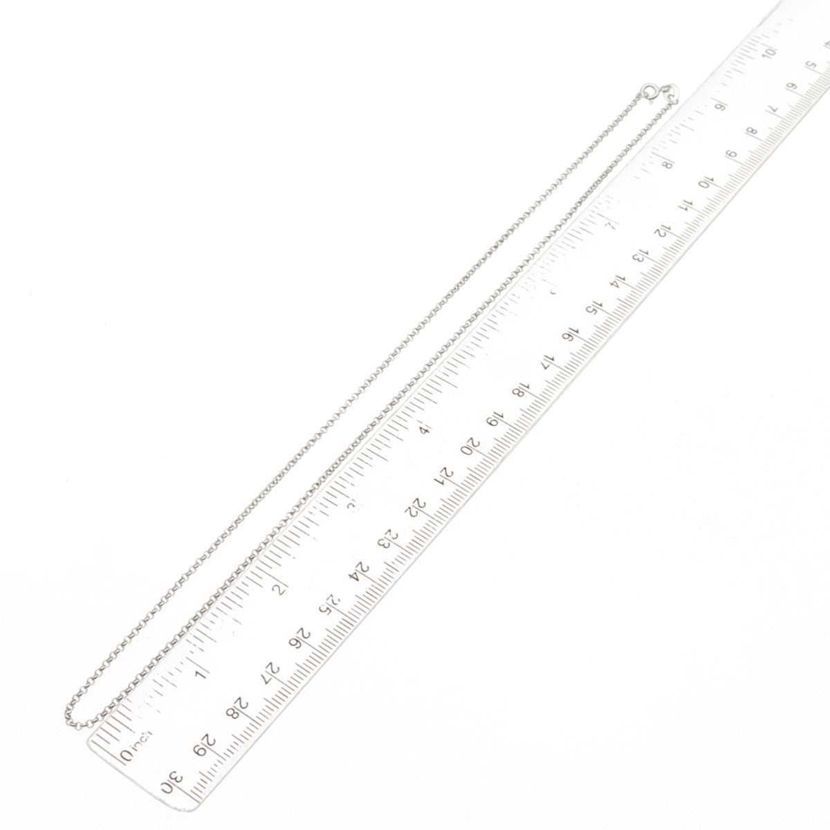 925 Sterling Silver Italy Rolo Chain Necklace 18"