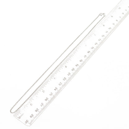 925 Sterling Silver Italy Rolo Chain Necklace 18"