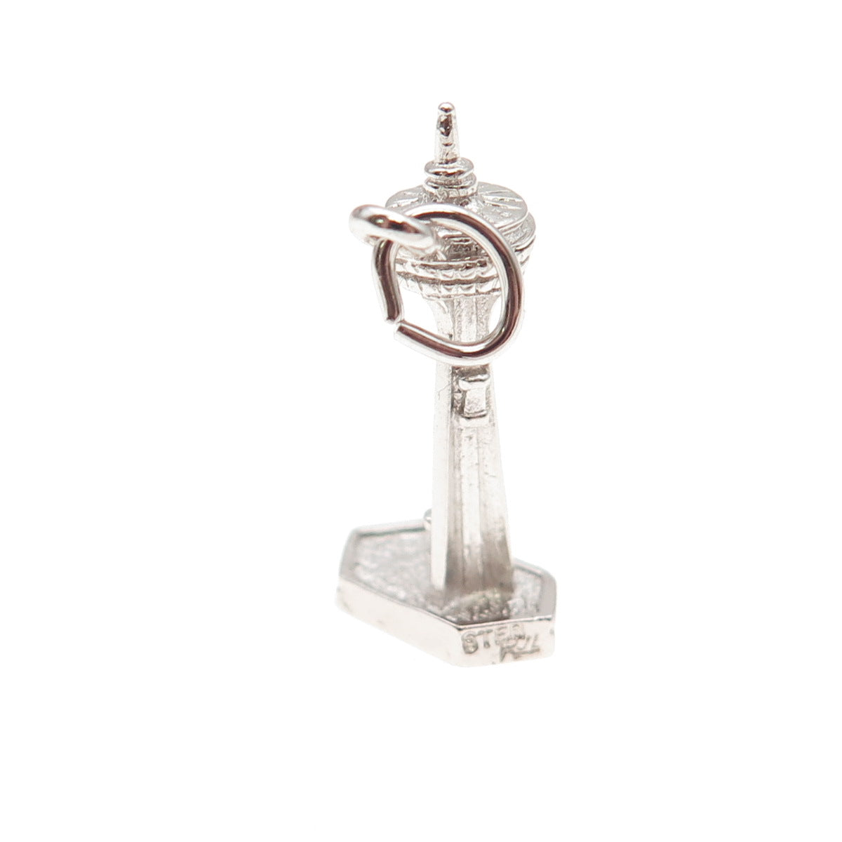 Rembrandt RJL 925 Sterling Vintage Skylon Tower Niagara Falls 3D Charm Pendant