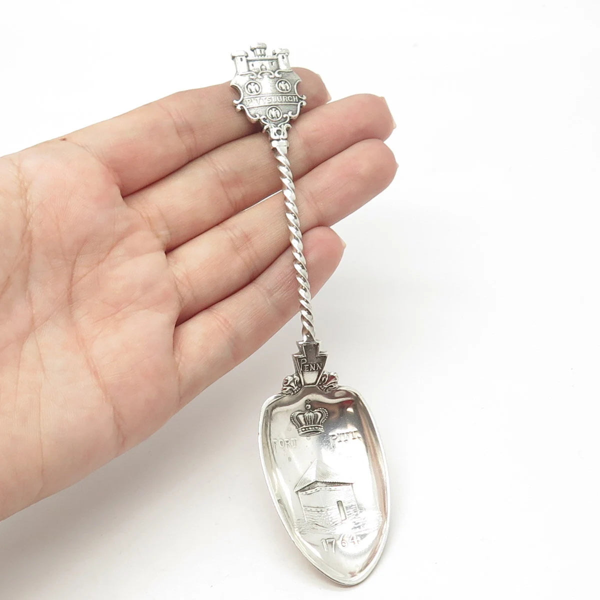 925 Sterling Silver Antique Art Deco E. P. Roberts & Sons Pittsburgh Spoon