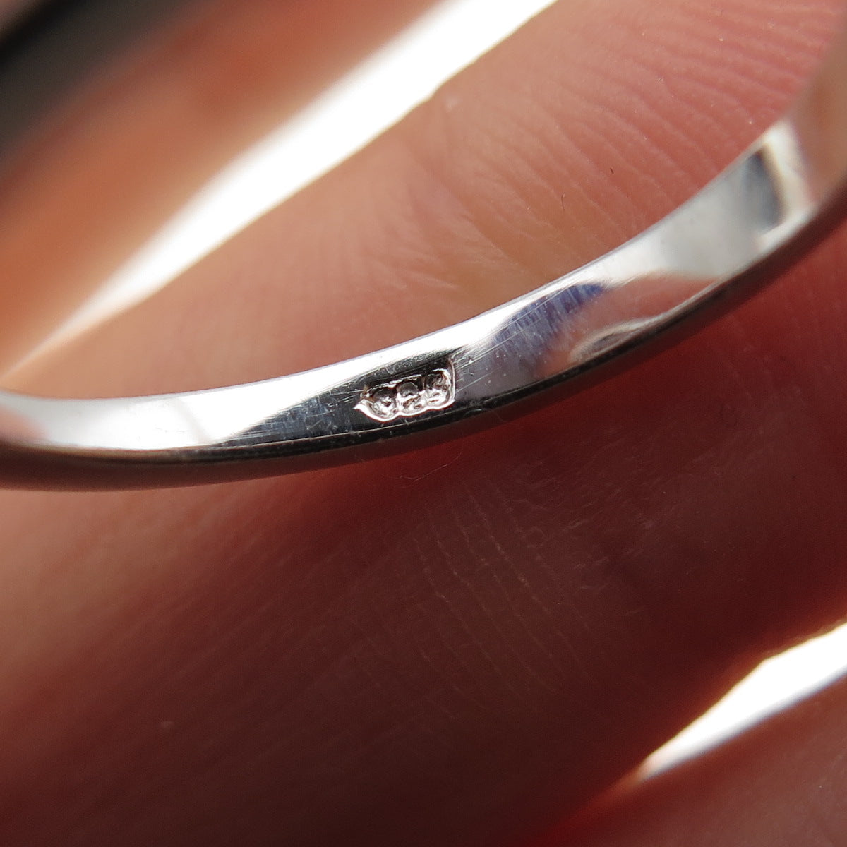 925 Sterling Silver Round-Cut Lavender C Z Heart Ring Size 6.75