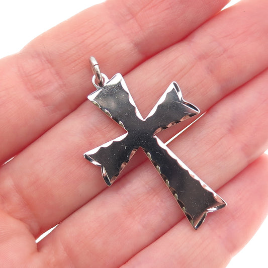 Binder Bros 925 Sterling Silver Vintage Cross Charm Pendant