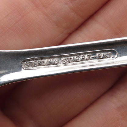 Kirk Stieff 925 Sterling Antique Victorian 1892 Stieff Rose Infant Feeding Spoon