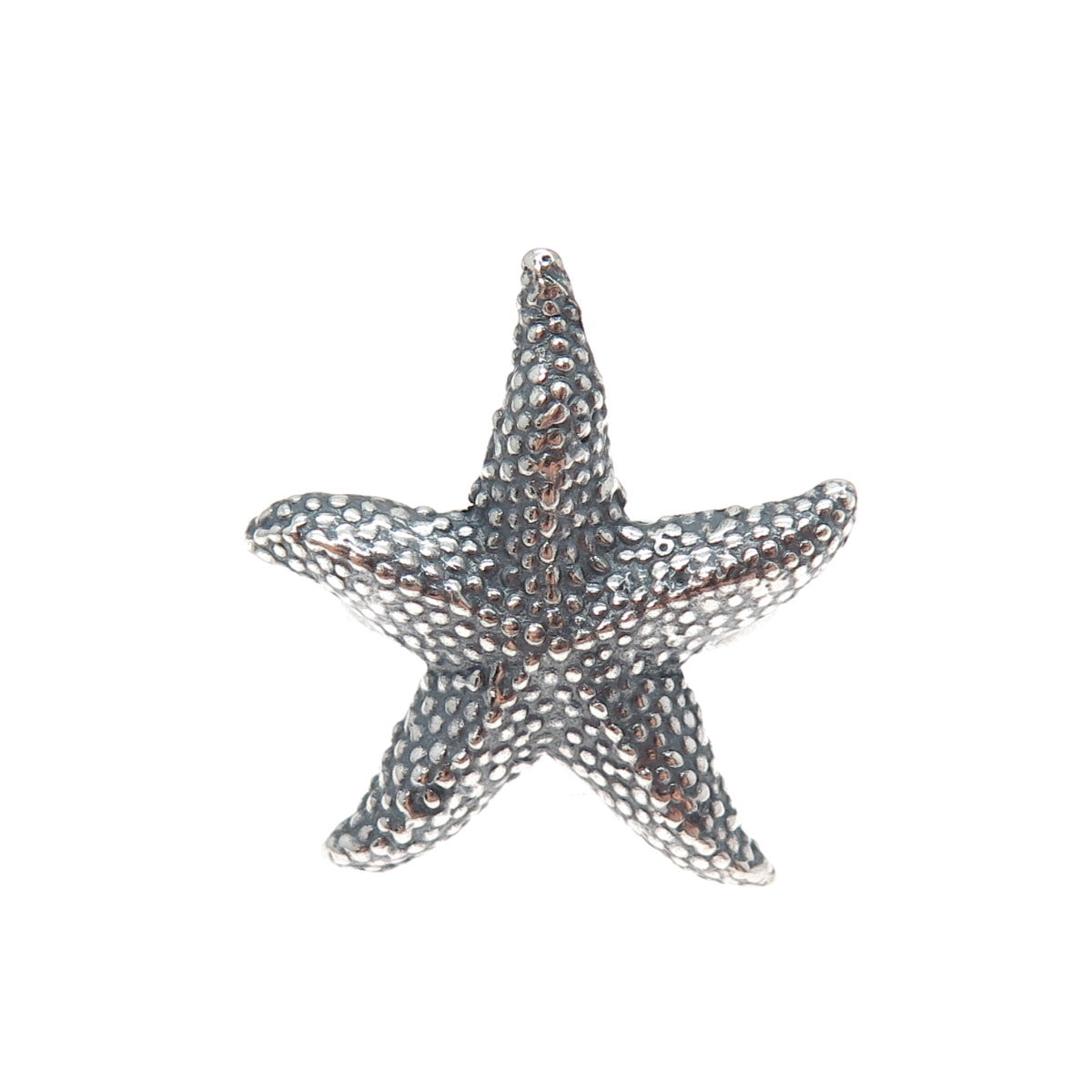 925 Sterling Silver Vintage Starfish Oxidized Ring Size 6.5