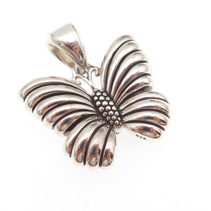 Lagos 925 Sterling Silver Vintage Butterfly Oxidized Charm Pendant