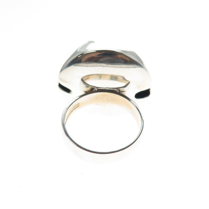 Matti J. Hyvarinen 925H Sterling Vintage 1972 Finland Modernist Ring Size 6.25