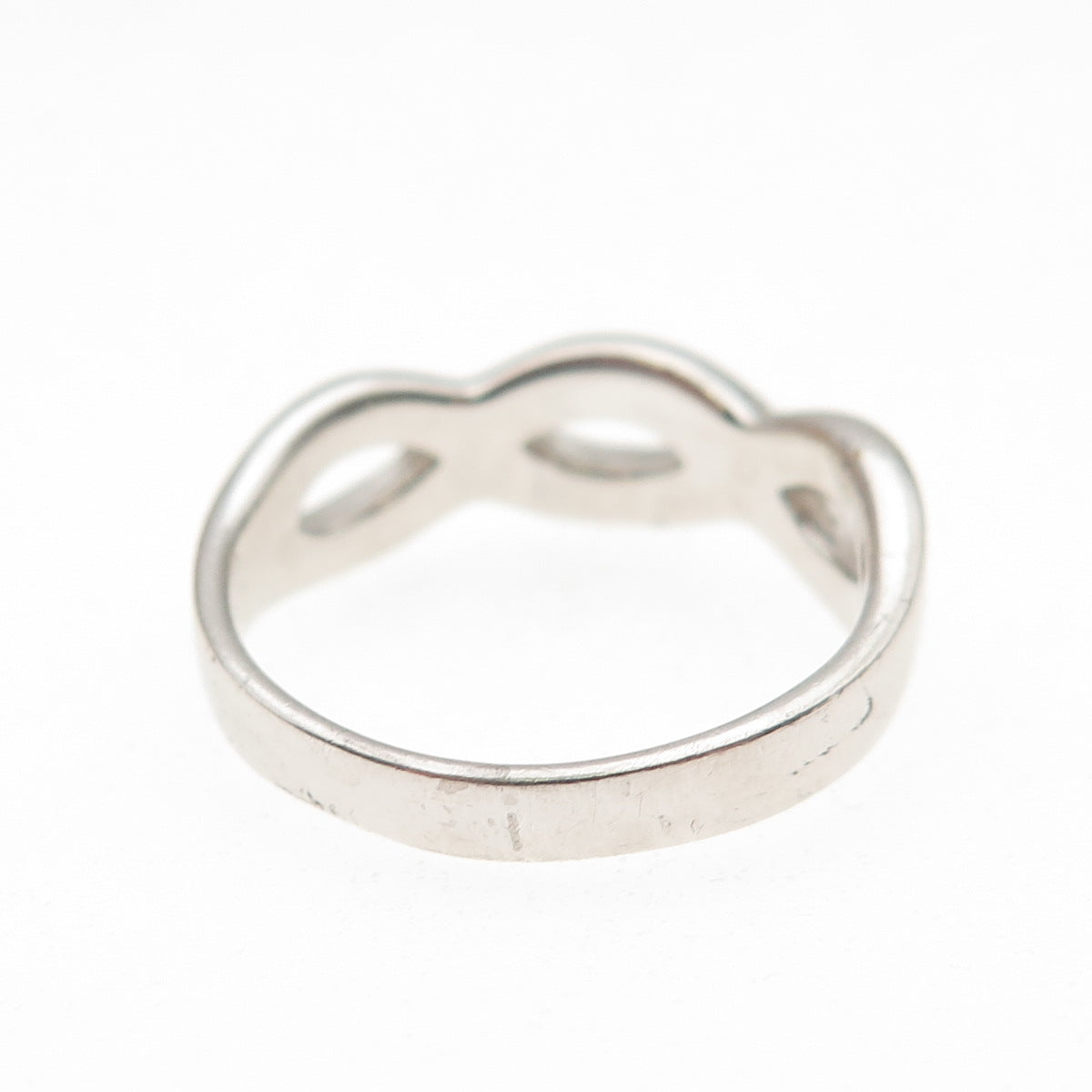 Ross Simons 925 Sterling Silver Vintage Woven Ring Size 6.75