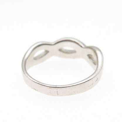 Ross Simons 925 Sterling Silver Vintage Woven Ring Size 6.75