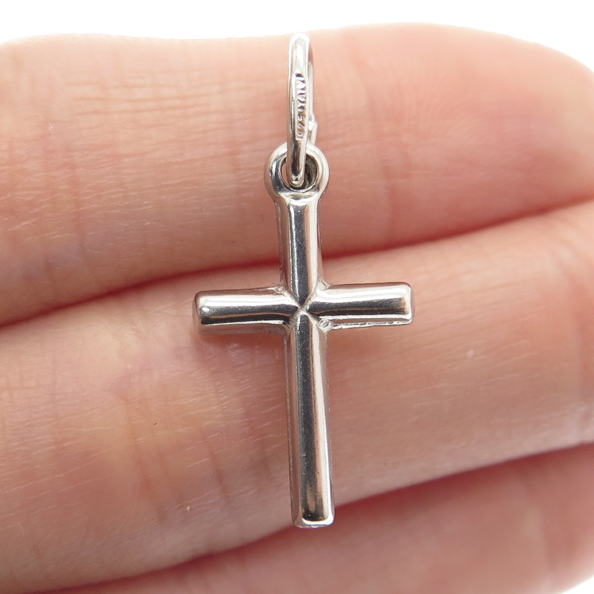 925 Sterling Silver Vintage Italy Cross Pendant