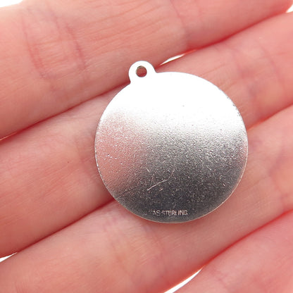 925 Sterling Silver Vintage Sailboat Atlantic City NJ Charm Pendant