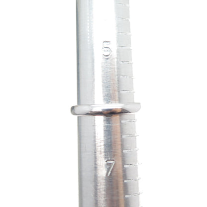 925 Sterling Silver Real Round-Cut Approx. 0.8ct Black Diamond Ring Size 6