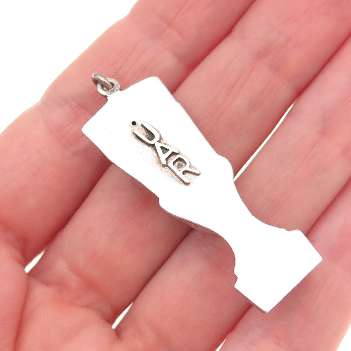 800 Silver Vintage Egyptian Nefertiti UAR Charm Pendant
