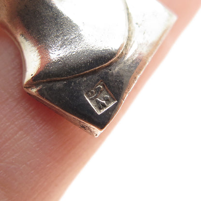 800 Silver Vintage Nefertiti Egyptian Charm Pendant