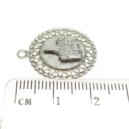 FRENCH & FRANKLIN 925 Sterling Silver Vintage Marriott's Great America Pendant