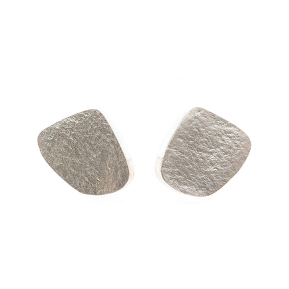L. A. Reese 925 Sterling Silver Vintage Modernist Textured Earrings
