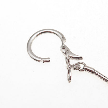 American Jewelry Chain Co 925 Sterling Vintage Female Golf Player Key Fob Holder