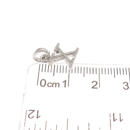 Links of London 925 Sterling Silver Real Diamond Letter X Mini Charm Pendant