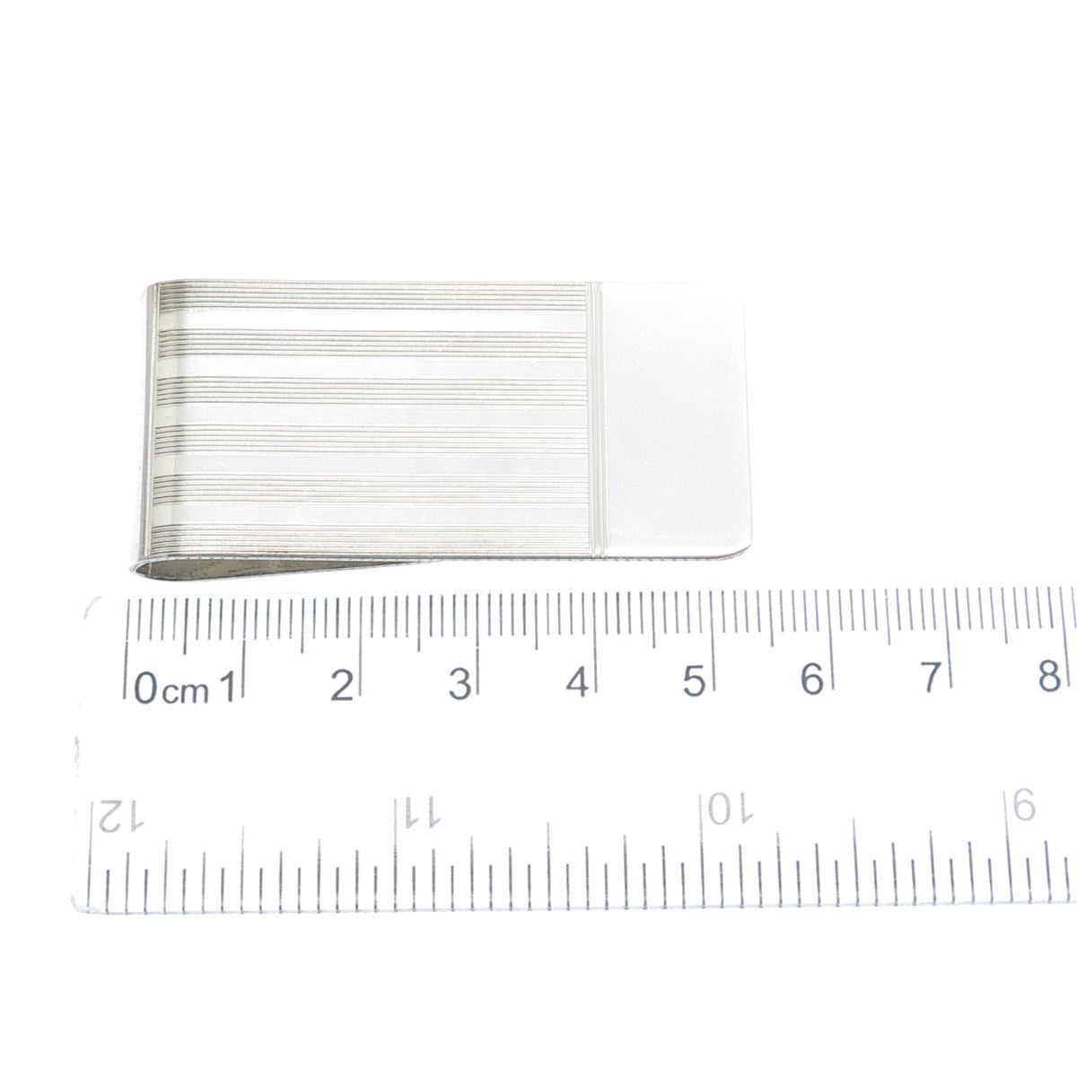 NATICO 925 Sterling Silver Vintage Classic Money Clip