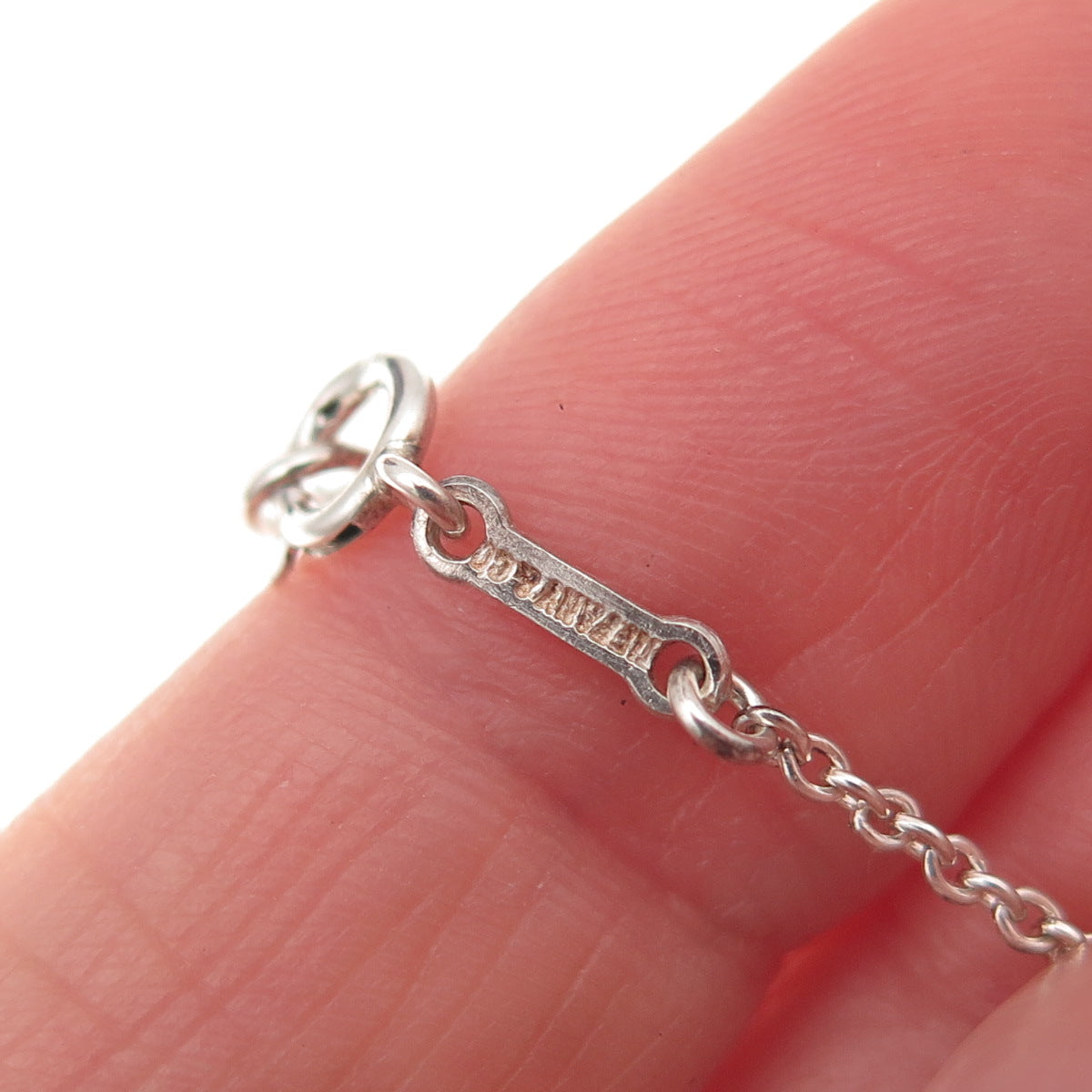 Tiffany & Co. Elsa Peretti 925 Sterling Silver Vintage Cable Chain Necklace 15"