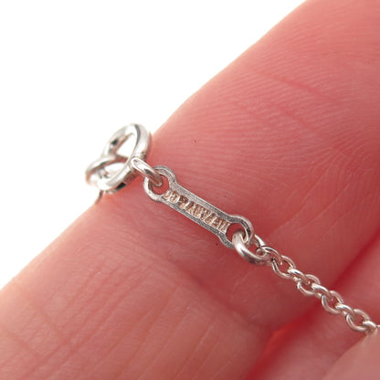 Tiffany & Co. Elsa Peretti 925 Sterling Silver Vintage Cable Chain Necklace 15"
