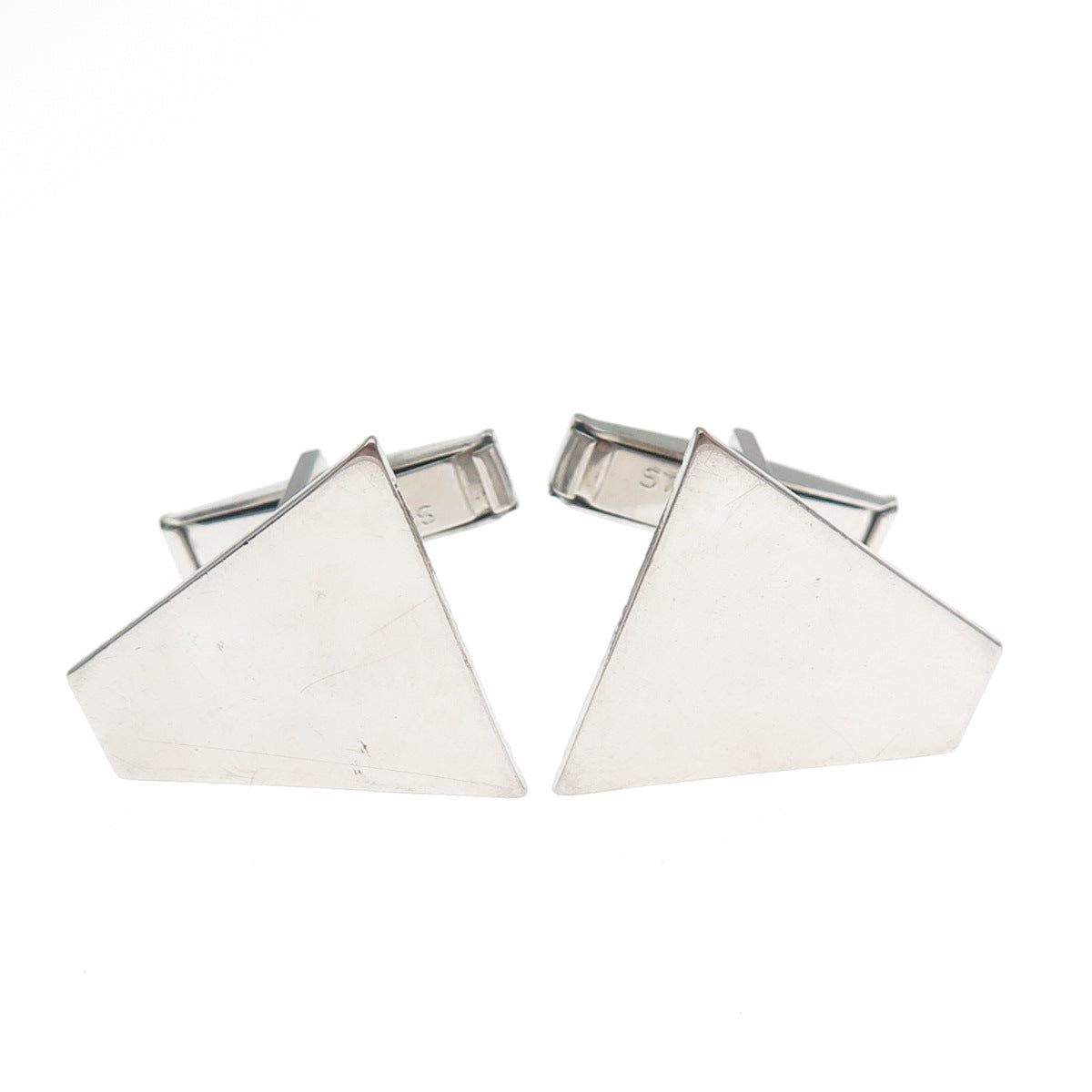 925 Sterling Silver Vintage T2 Modernist Cufflinks
