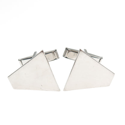 925 Sterling Silver Vintage T2 Modernist Cufflinks