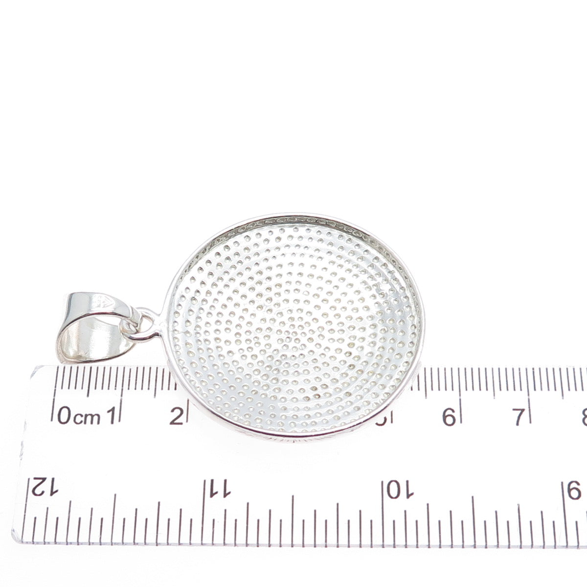 SILPADA 925 Sterling Silver Vintage Modernist Disc Charm Pendant