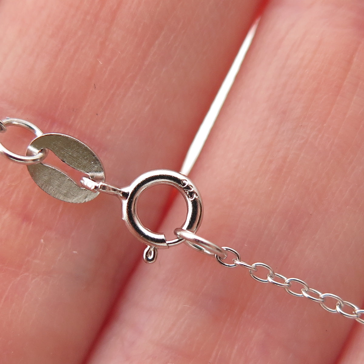 Sun 925 Sterling Silver 14K Gold Real Diamond Infinity Cable Chain Necklace 18"