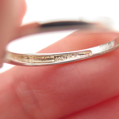 925 Sterling Silver Vintage Real Amethyst Ring Size 8