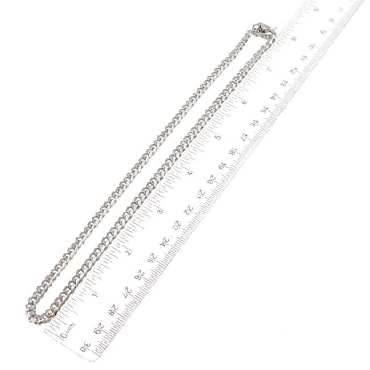 925 Sterling Silver Italy Cuban Chain Necklace 16"