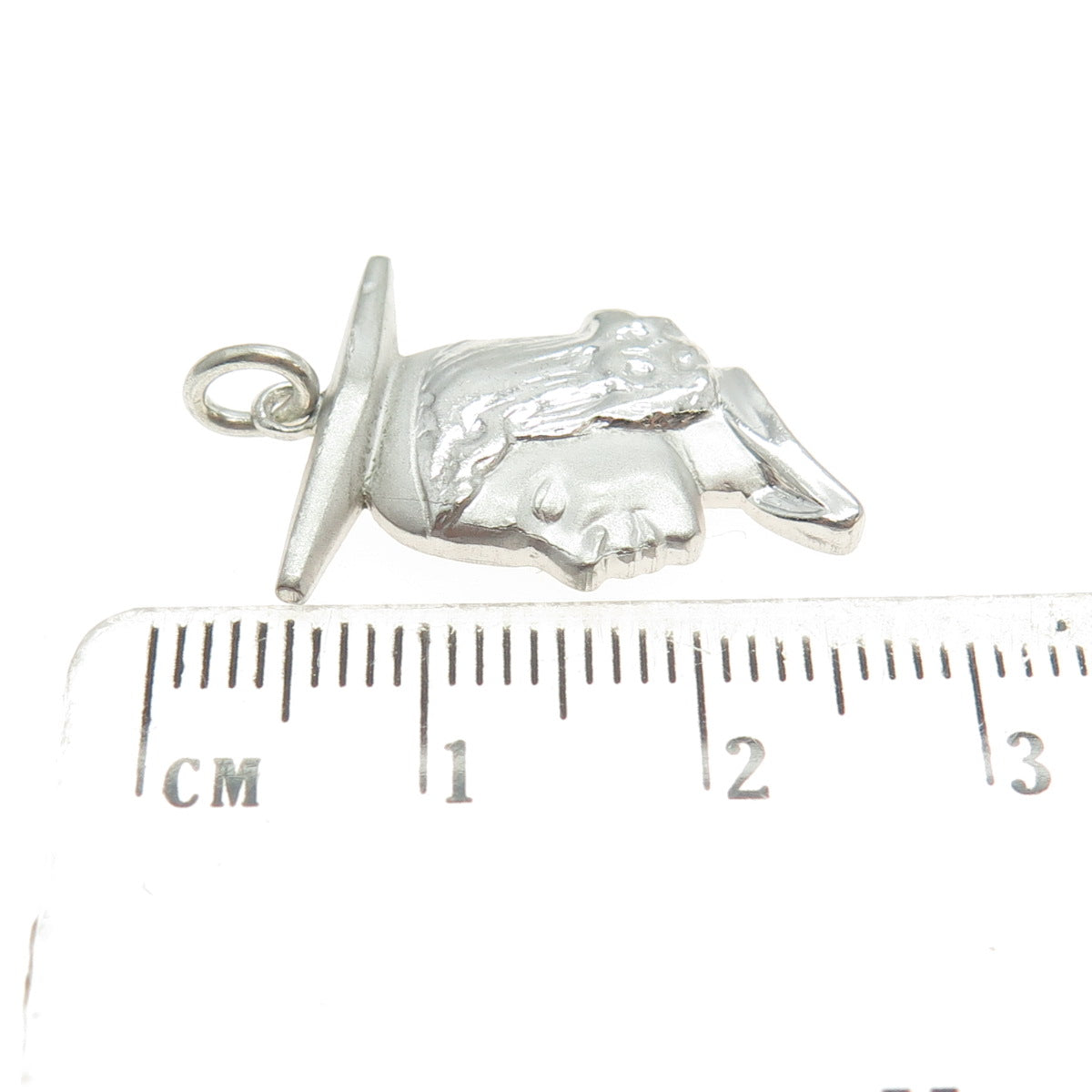 925 Sterling Silver Vintage Graduate Student Pendant