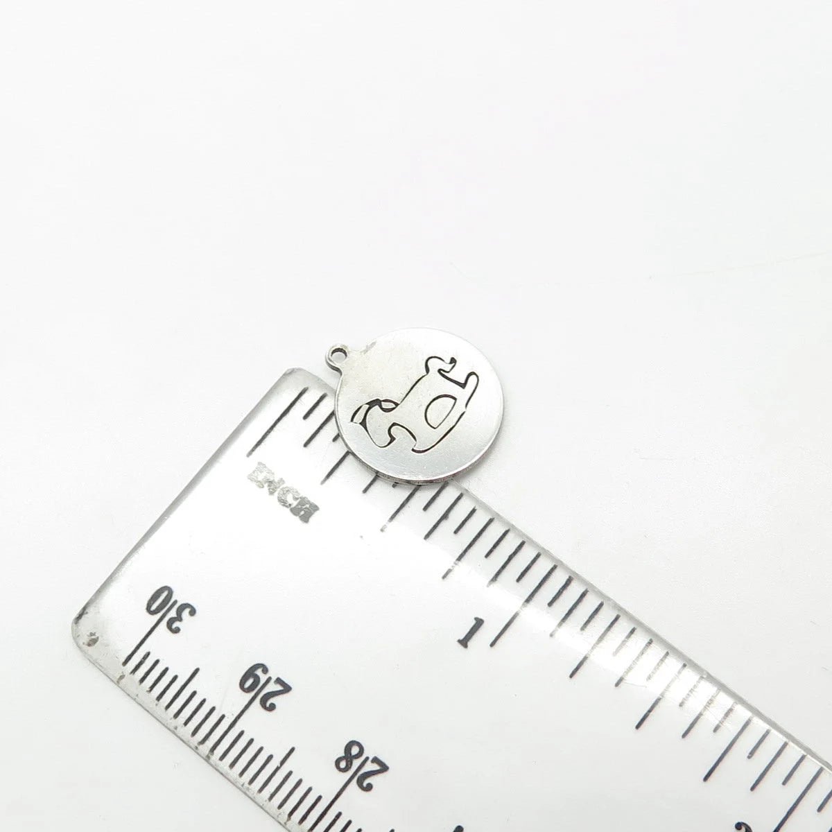 925 Sterling Silver USA Two In Town Rocking Horse Charm Pendant