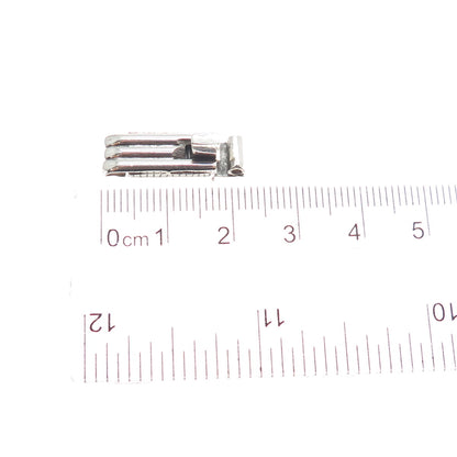 925 Sterling Silver Vintage Mexico Bracelet / Necklace Box Lock Clasp