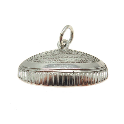 FRENCH & FRANKLIN Sterling Silver Vintage Domed Stadium Houston TX Charm Pendant