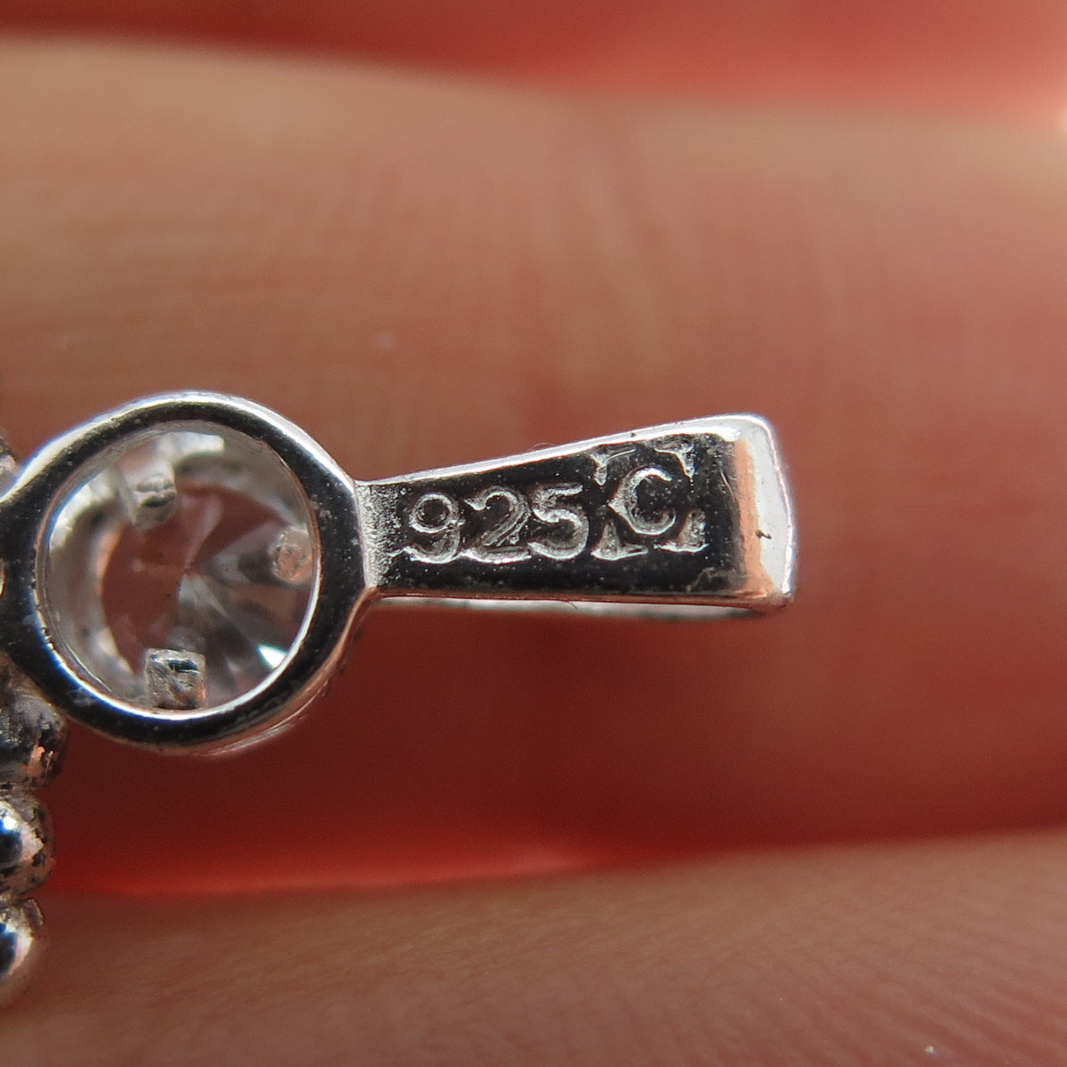 925 Sterling Silver Green C Z May Birthstone Girl Articulated Charm Pendant