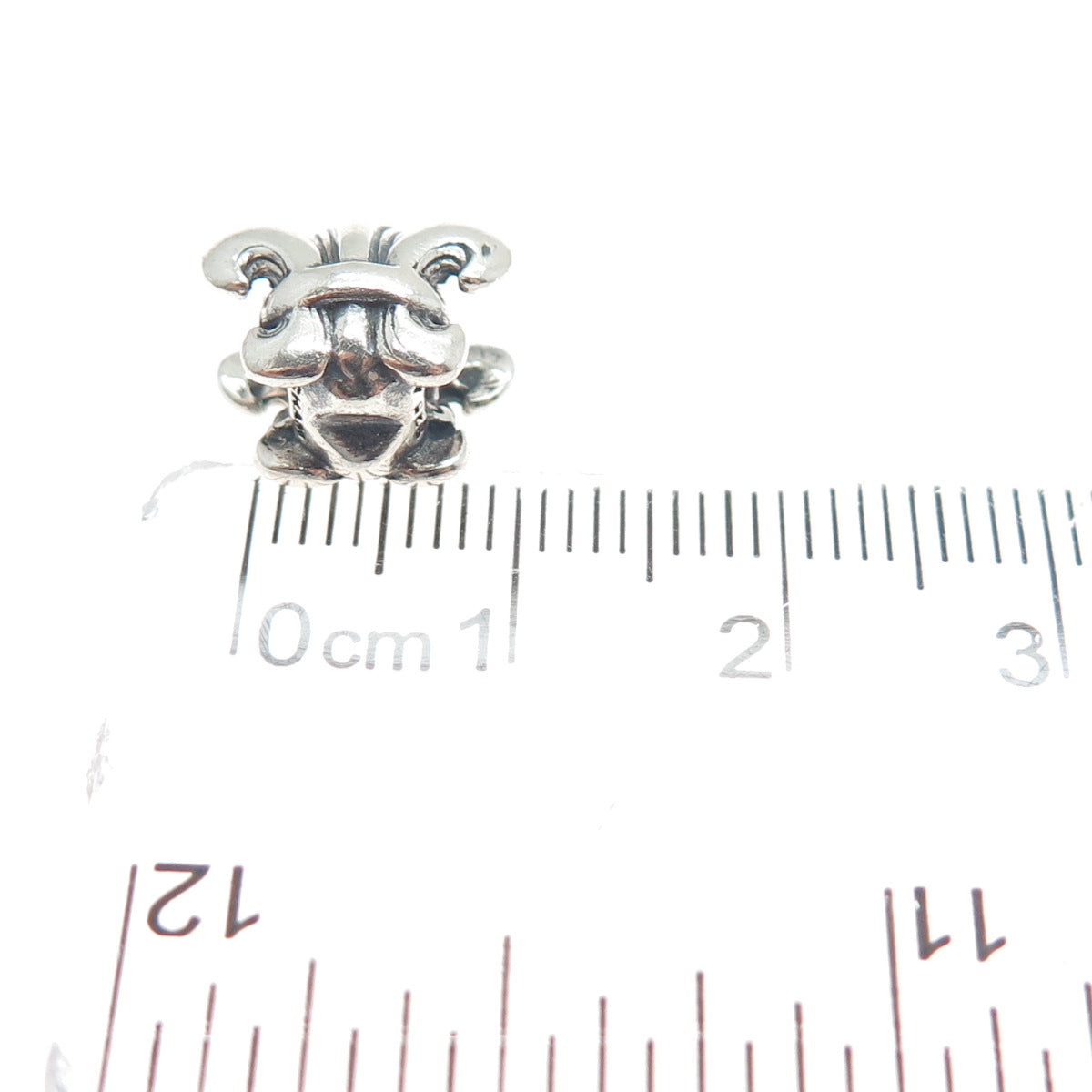 CHAMILIA 925 Sterling Silver Fleur de Lis Oxidized Bead Charm