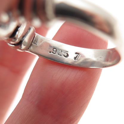 Metropolitan Museum of Art Sterling Silver Vintage Knot Oxidized Ring Size 7.75