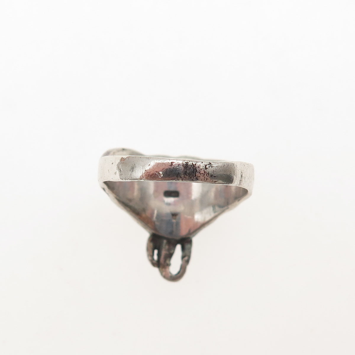 925 Sterling Silver Vintage Elephant Oxidized Ring Size 5.25