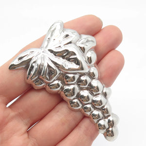 925 Sterling Silver Vintage Mexico Grapes Pin Brooch