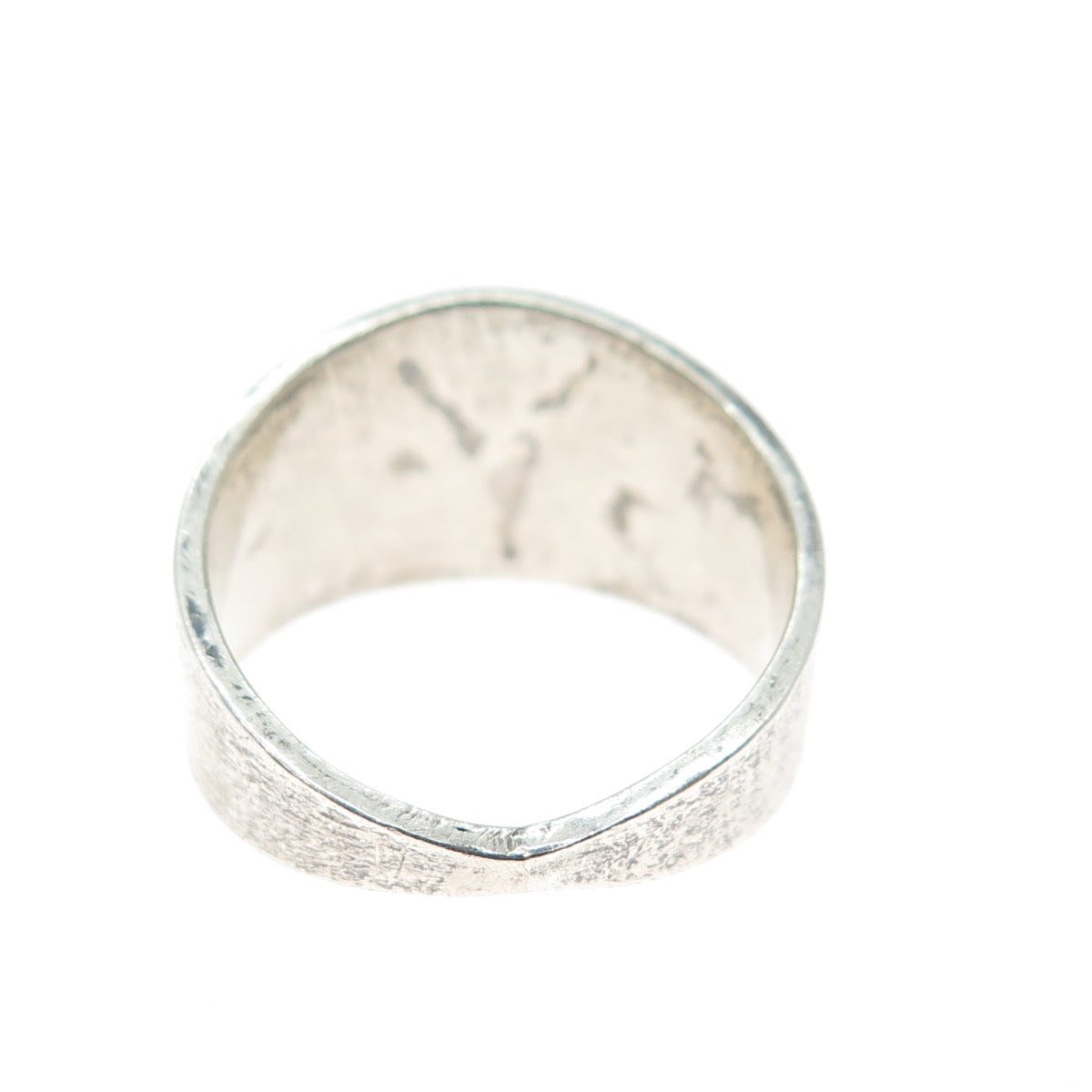 925 Sterling Silver Vintage Ethnic Deer Oxidized Ring Size 7