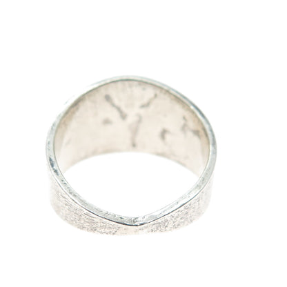 925 Sterling Silver Vintage Ethnic Deer Oxidized Ring Size 7