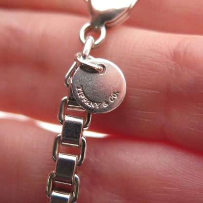 Tiffany & Co. 925 Sterling Silver Vintage Venetian Link Bracelet 7"