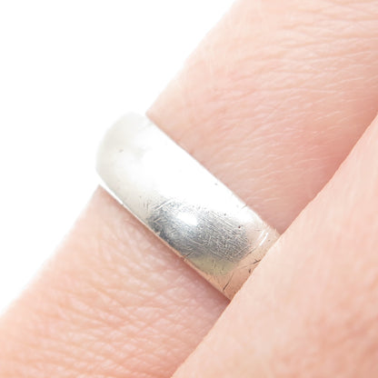 925 Sterling Silver Vintage MDSY Classic Wedding Band Ring Size 9.75