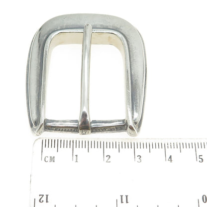 PATRICIA VON MUSULIN 925 Sterling Silver Vintage Modernist Belt Buckle