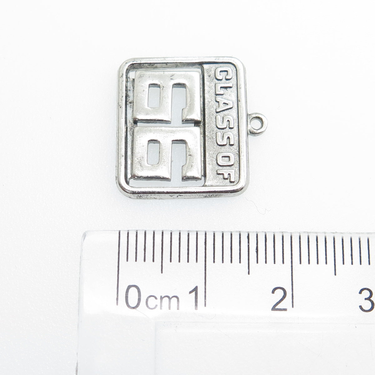 WELLS 925 Sterling Silver Vintage "Class of 1966" Charm Pendant
